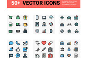 50+ Technology & Social Media Vector, a Social Media Template by MightyDesign (Thumbnail 1 of 5)