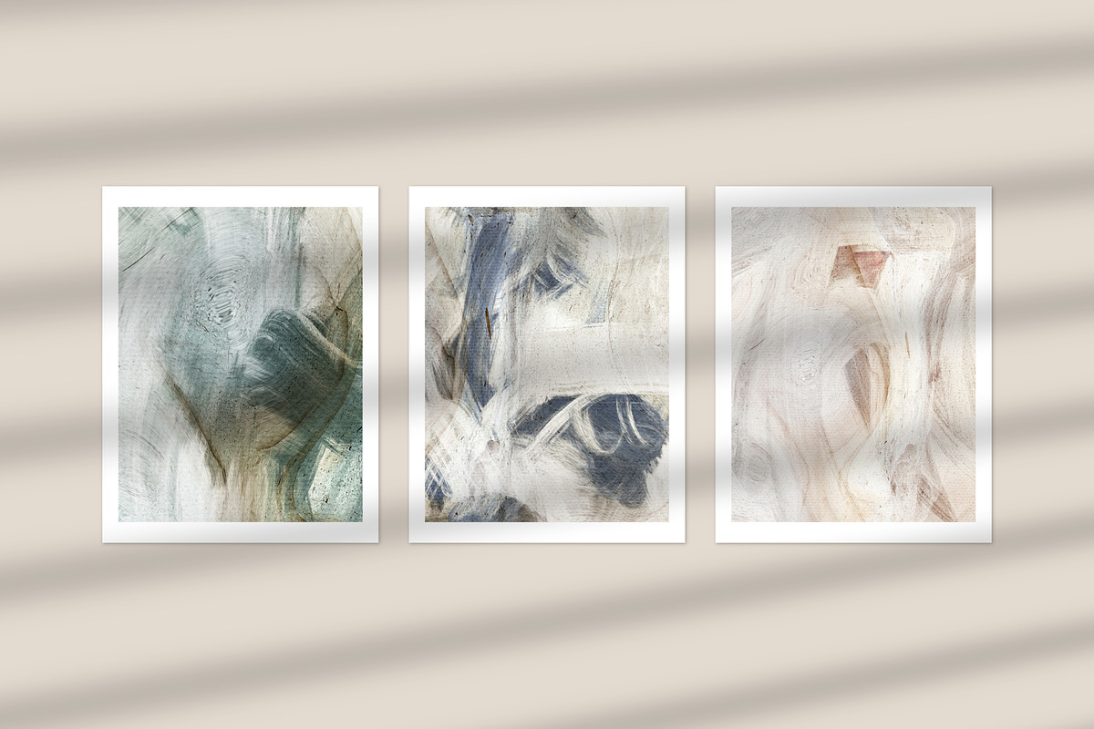 Winter Whispers Painterly Abstracts, a Texture Graphic by Feather & Sage Design (Photo 4 of 9)
