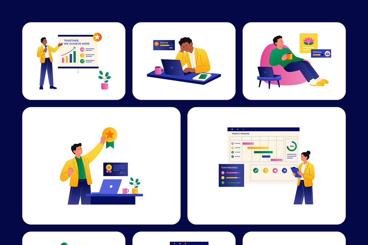 90 Work Flat Bundle, a Work Illustration by Prosymbols (Photo 9 of 10)