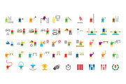 +1000 COLORED FLAT ICONS, an Icon by beguima (Thumbnail 5 of 14)