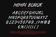 Mimpi Buruk, a Blackletter Font by HATFSTUDIO (Thumbnail 7 of 8)
