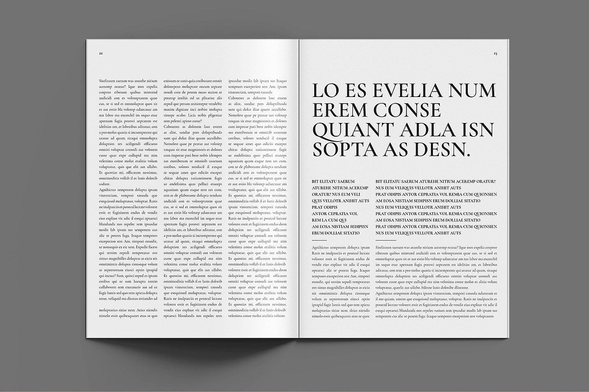 Book Title Layout Design Template, a Magazine Template by ElvinPrint (Photo 12 of 17)