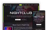 Nightclub Wix Studio Website, a Templates & Theme by Kitteeh (Thumbnail 4 of 10)