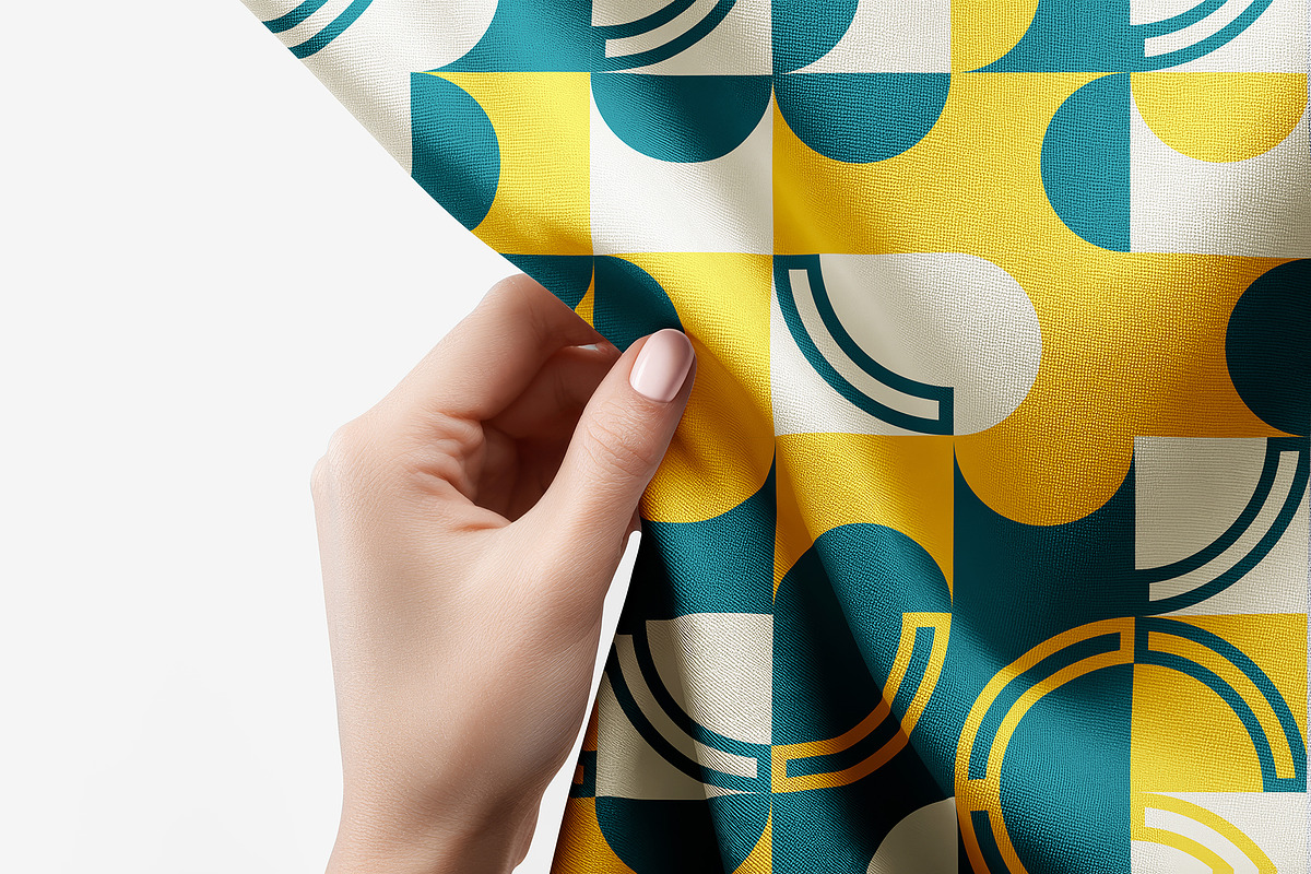 Fabric Mockup with Female Hand, a Household Mockup by GraphicVil (Photo 8 of 9)