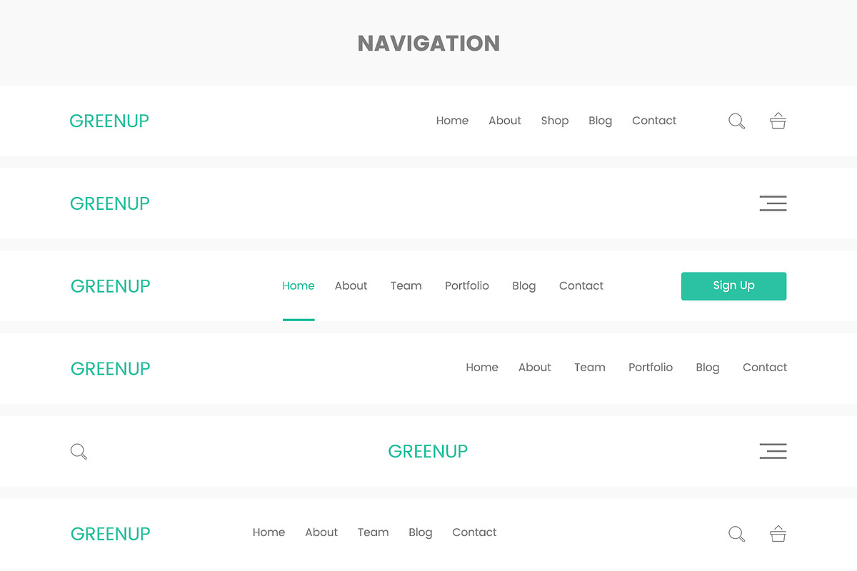 Greenup UI Kit, an UI Kit Template by Milos Knezevic (Photo 4 of 15)