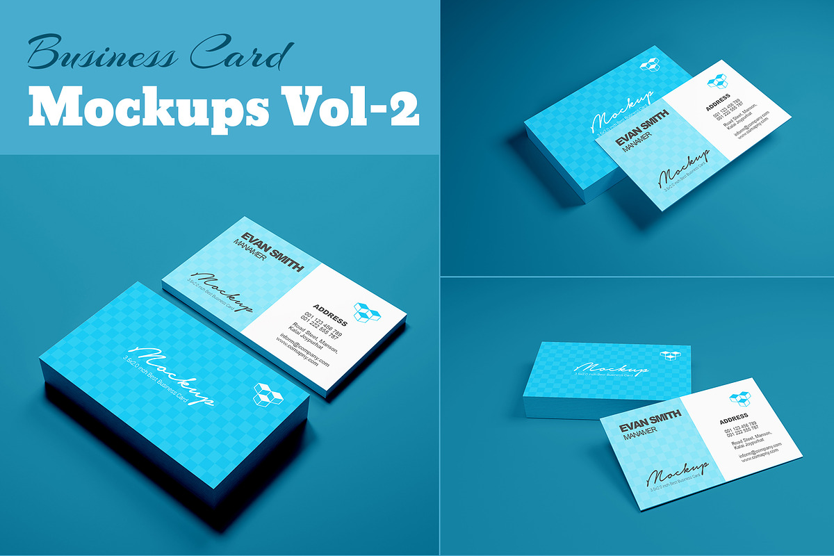 Business Card Mockups-2, an Advertising Mockup by alimran24 (Photo 1 of 12)