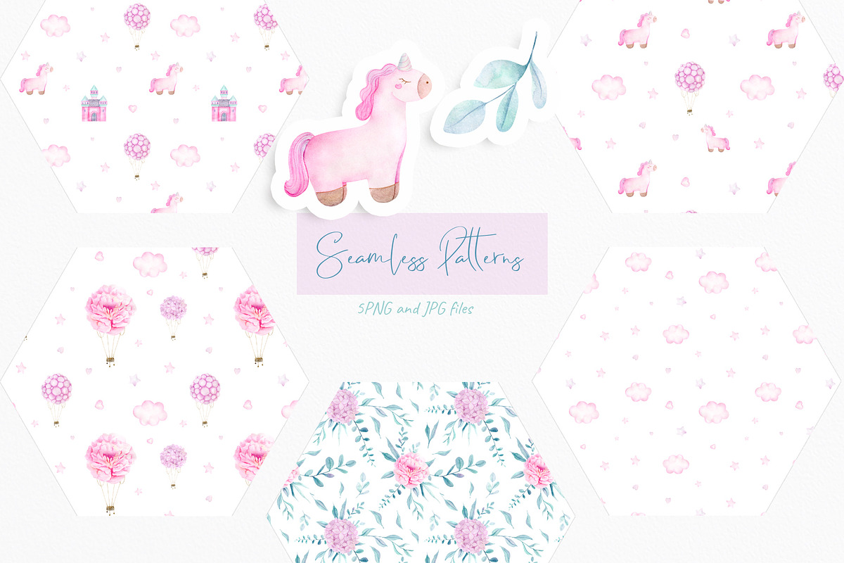 Girls Watercolor Collection, an Illustration by NataliArkushArt (Photo 8 of 15)