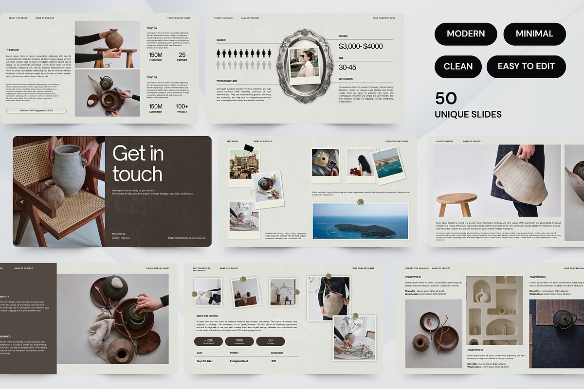 Marketing Research Presentation Deck, a Presentation Template by Pani Temp. (Photo 14 of 14)