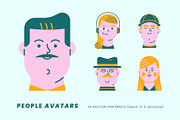 People Avatars, a Person Illustration by Léo Alexandre (Thumbnail 1 of 5)