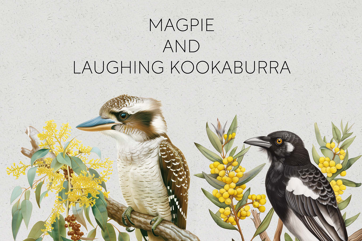 Australian Native Birds Clipart PNG, an Animal Illustration by Pawcasso's Portraits (Photo 3 of 7)