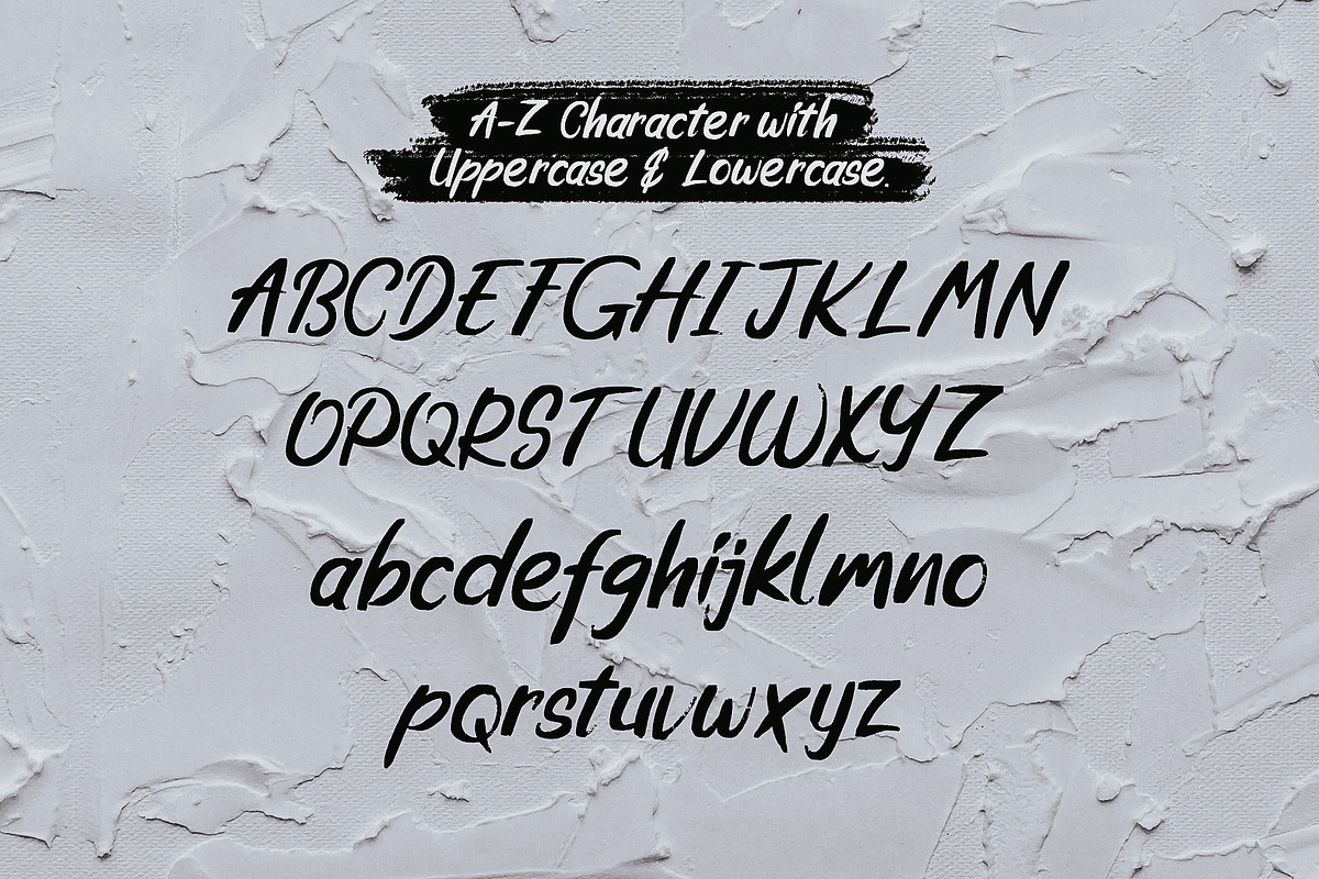 Rushport Handwritten Brush Font, a Script Font by Dawnside Graphic (Photo 6 of 12)