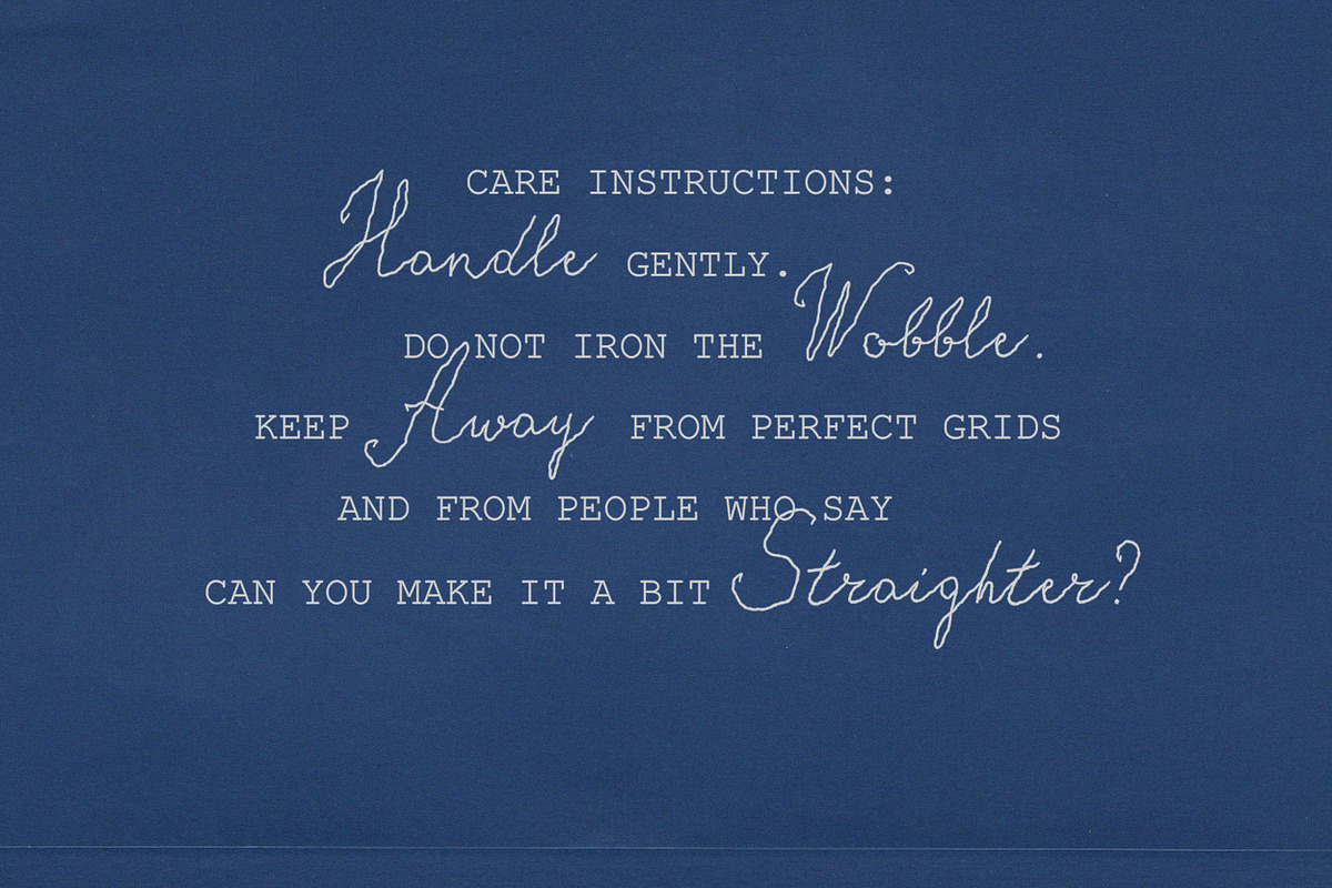 Bespoke Oddity Quirky Script Font, a Script Font by AnMark (Photo 3 of 11)