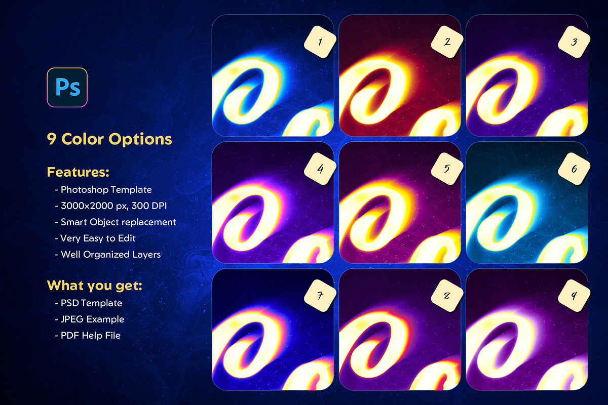 Neon Lights Text Effect, a Layer Style Add-On by Andrew Skoch Design (Photo 2 of 6)