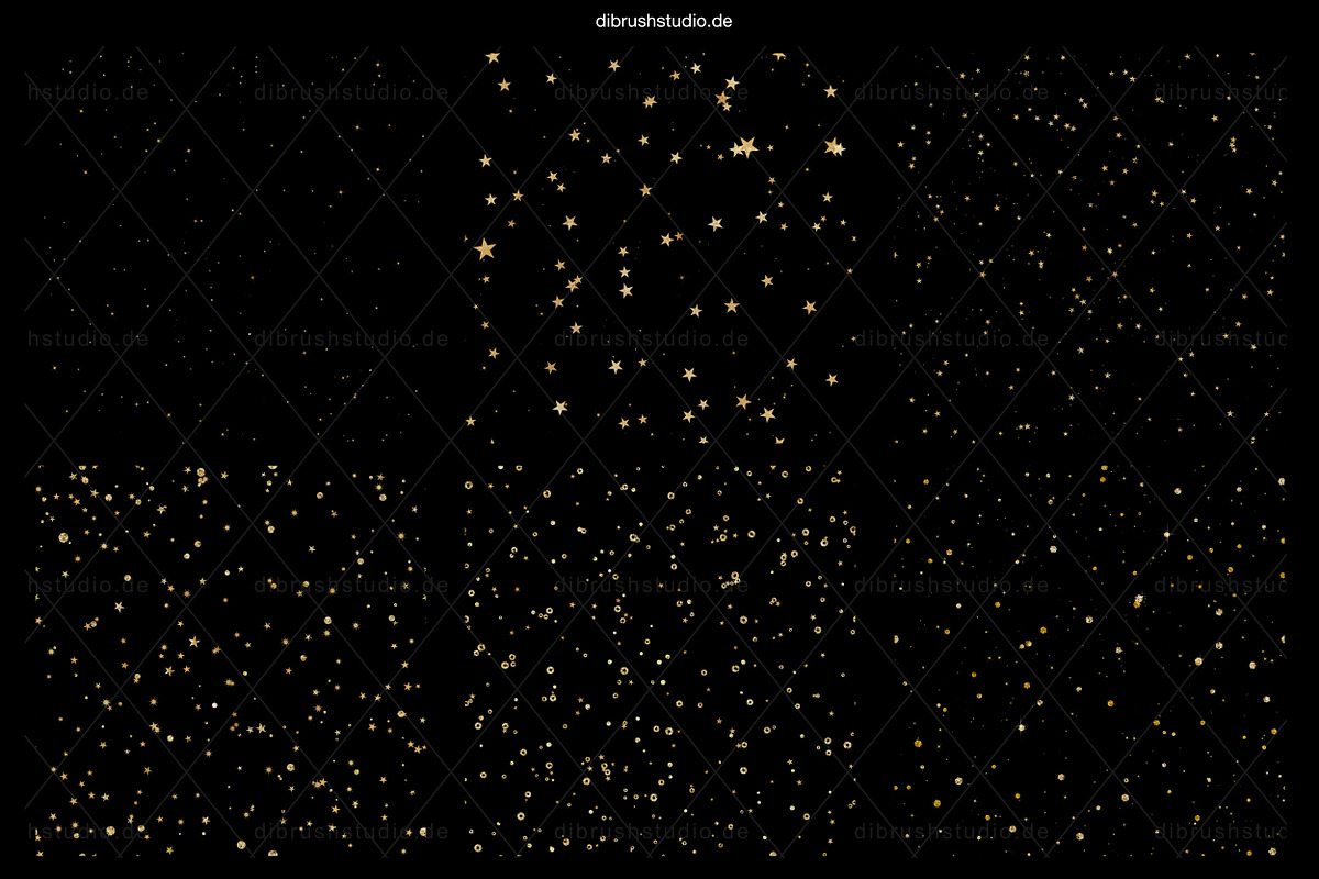 Star Night Seamless Overlay Pattern, a Pattern Graphic by DiBrush Studio (Photo 6 of 8)