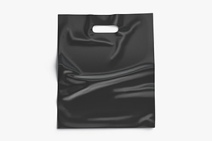 Black Plastic Bag 3D Model