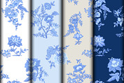 Jacobean Passion Seamless Patterns, a Pattern Graphic by Elen-Lane (Thumbnail 2 of 5)
