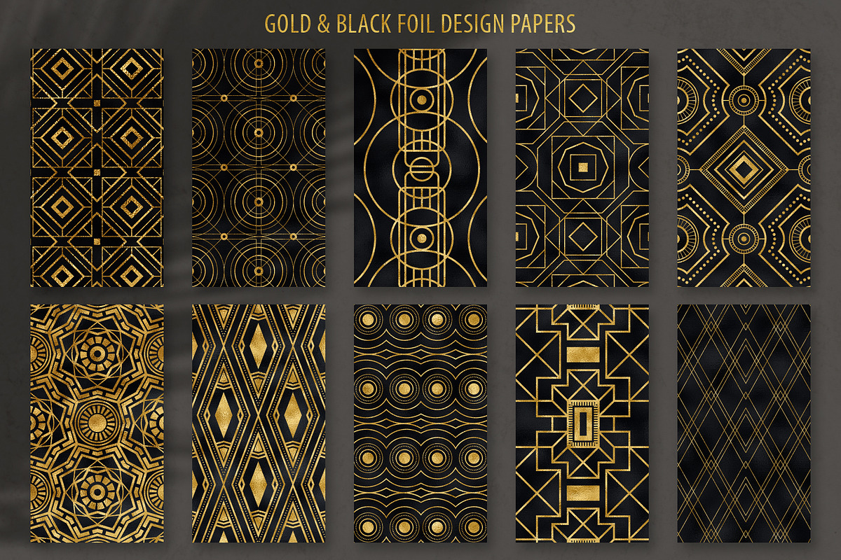20 Art Deco Seamless Vector Patterns, a Pattern Graphic by CatJello Graphics (Photo 19 of 23)