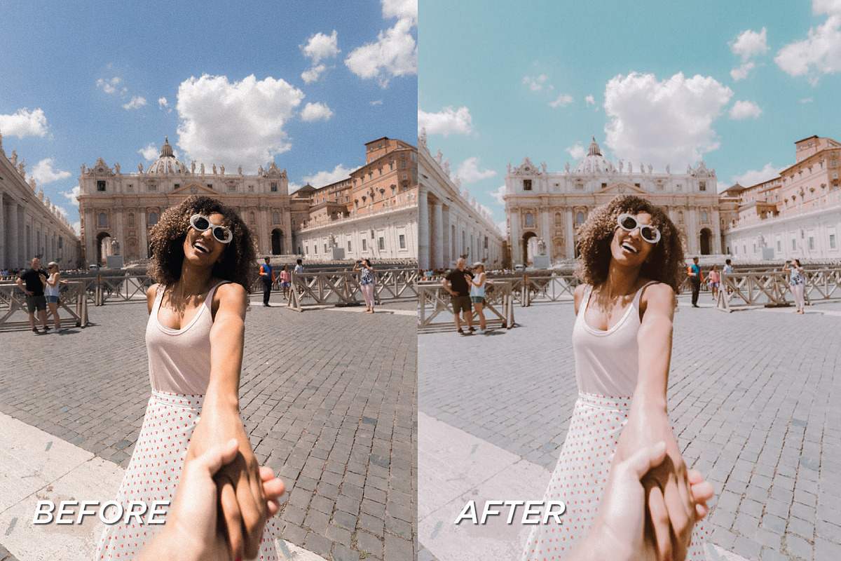 5 Paris Lightroom Presets, a Preset Add-On by TheWayfarerShoppe (Photo 3 of 7)