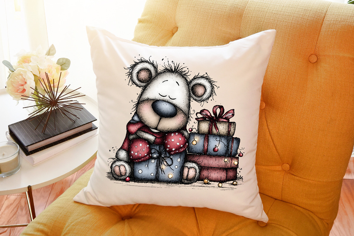 Christmas Polar Bear Lights Clipart, an Illustration by Sublimation Artist (Photo 6 of 6)