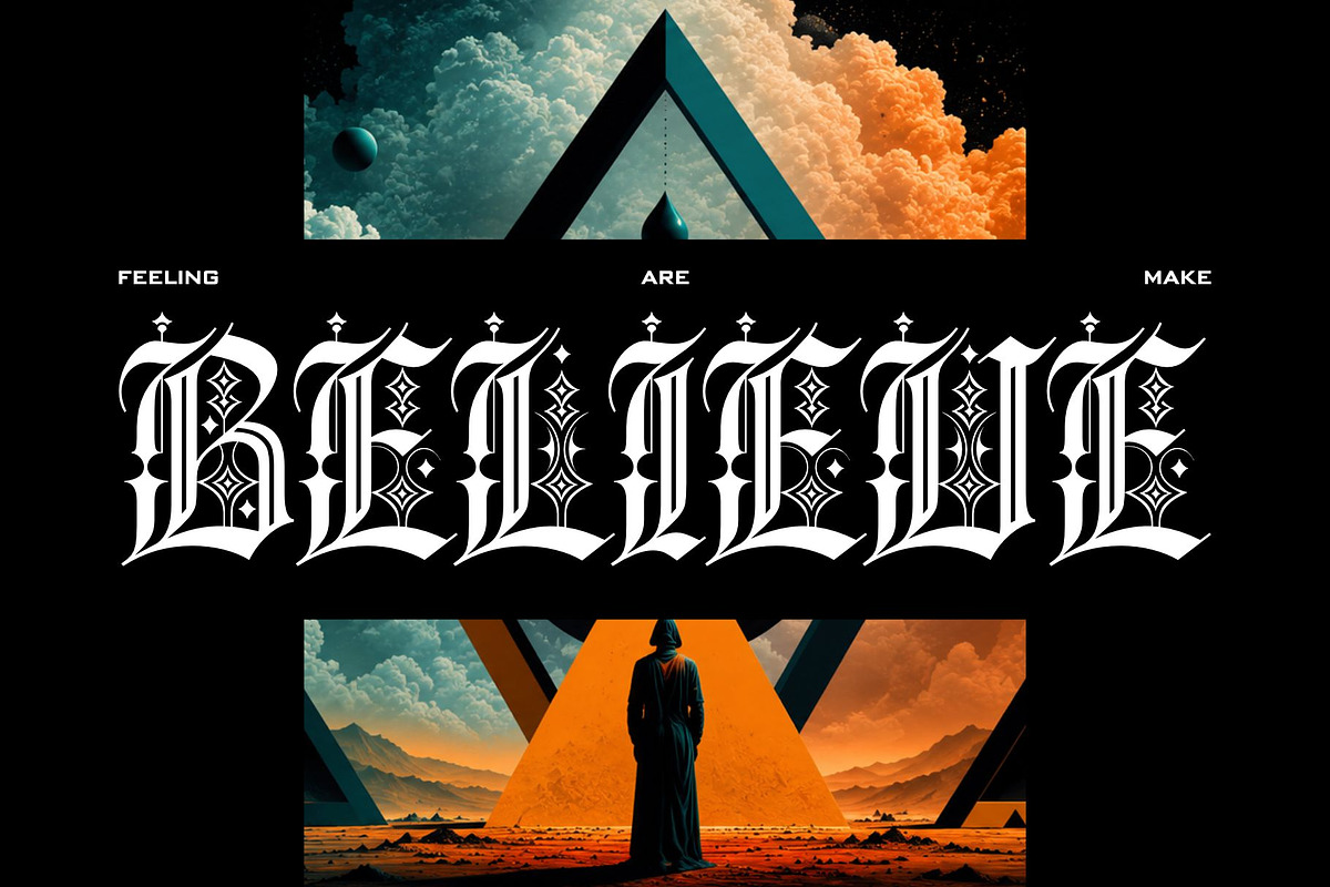 Magic Round Typeface, a Blackletter Font by alit design (Photo 6 of 18)