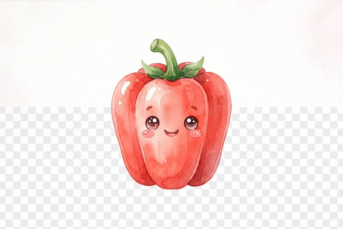 Cute Vegetable Clipart Bundle, a Decorative Illustration by Arslan (Photo 4 of 9)
