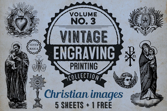 Christian images / vintage engravings preview 6
