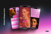 Pink Shopify Theme - Premium, a Shopify Template by dunagency (Thumbnail 2 of 8)