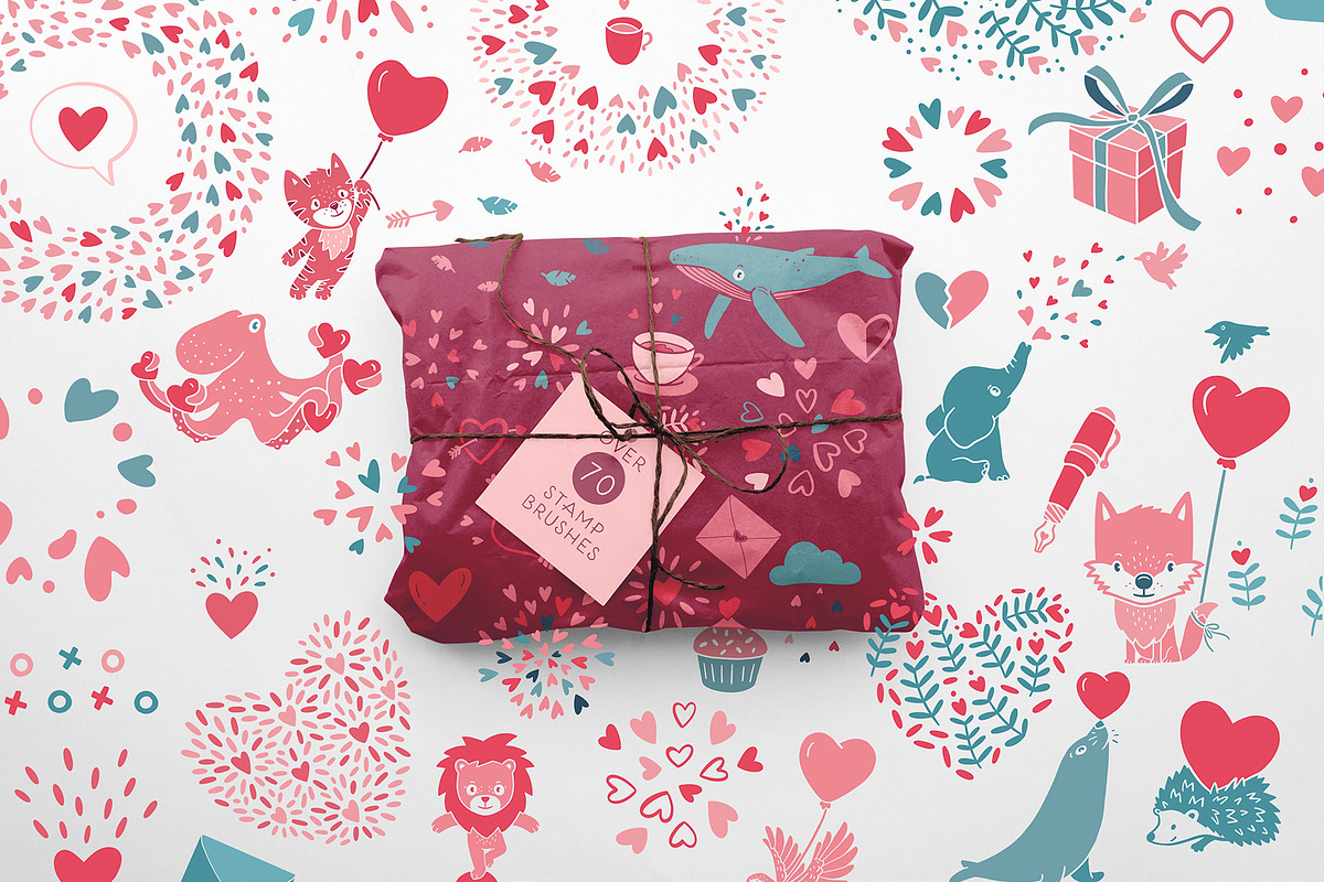 Valentine's Day Procreate Brushes, a Brush Add-On by Pencil Twist (Photo 2 of 10)