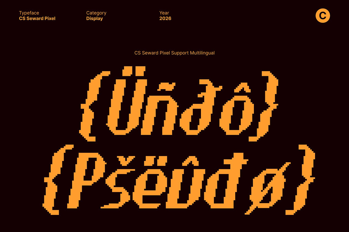 CS Seward Pixel, a Sans Serif Font by Craft Supply Co. (Photo 4 of 8)