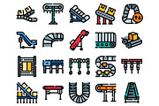 Conveyor belt systems moving, an Object Graphic by pikepicture (Thumbnail 2 of 3)