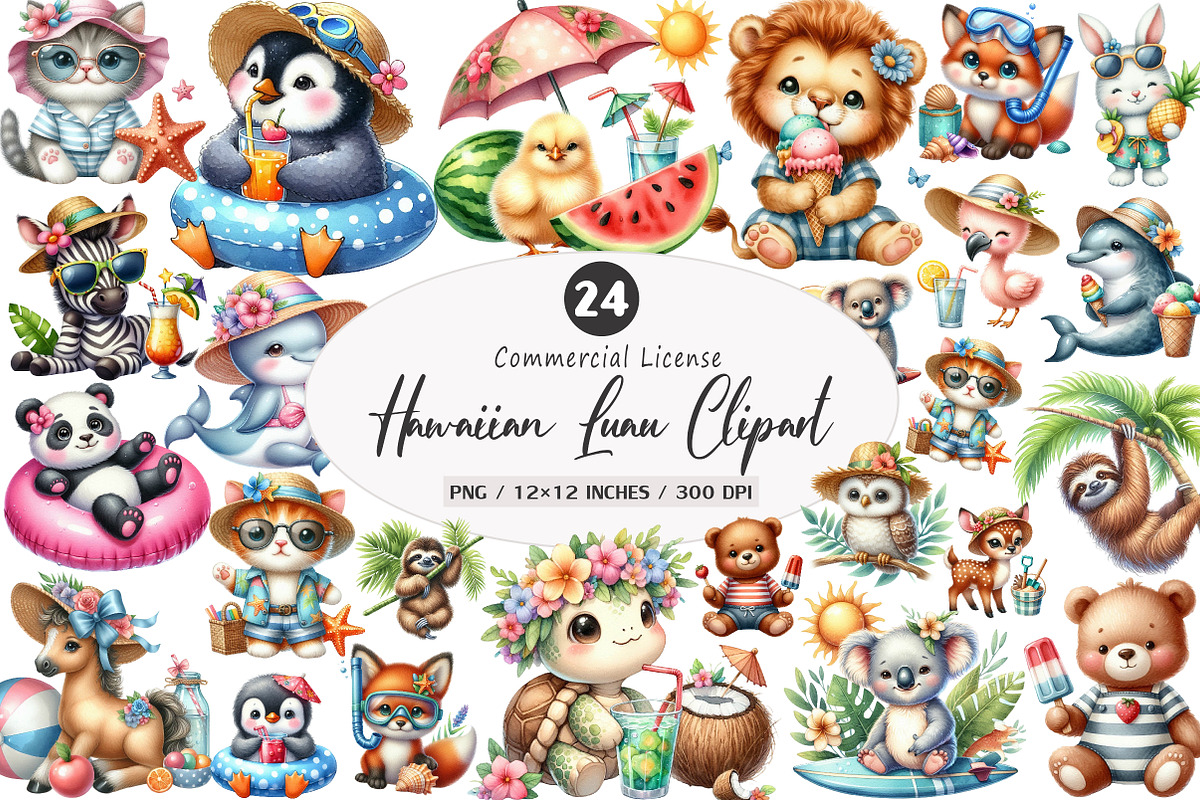 Hawaiian Luau PNG, an Illustration by SinaCreation (Photo 1 of 5)