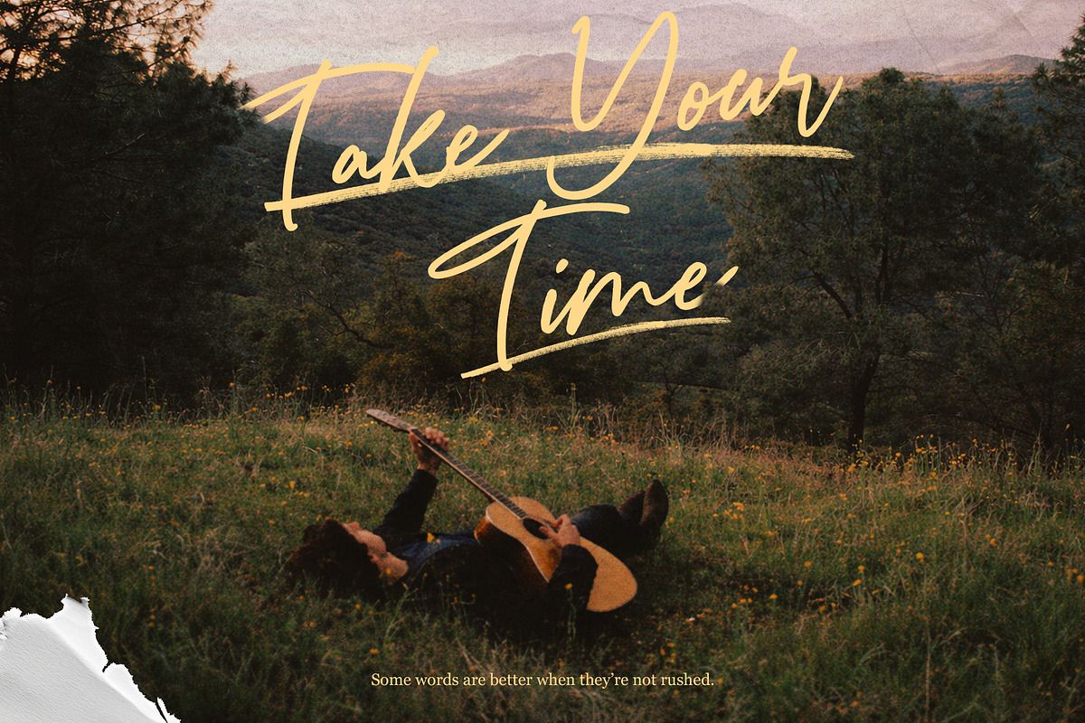 Paper Rhythm - Handwritten Script, a Script Font by Inviline.co (Photo 8 of 10)