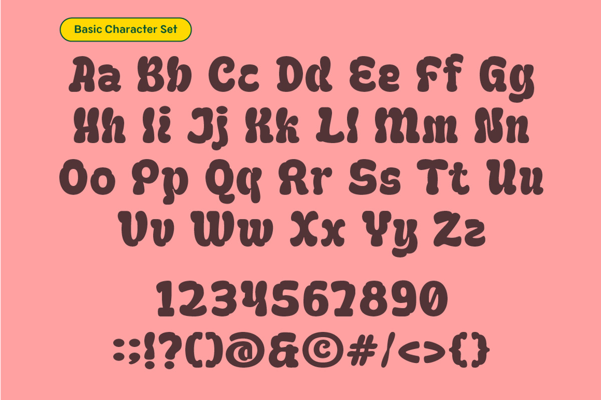 Curevy bold groovy font, a Handwritten Font by Angin Studio (Photo 2 of 14)