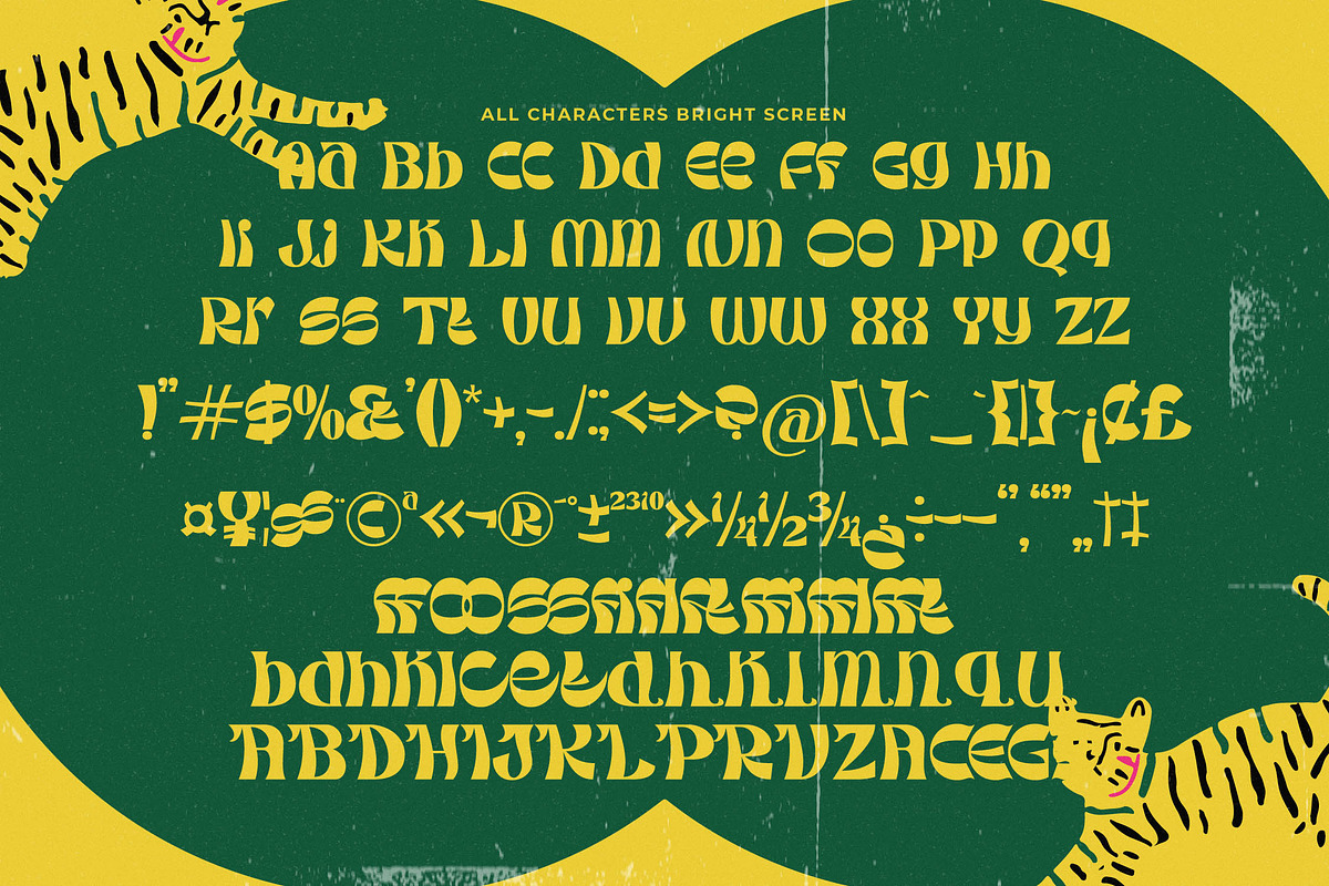 Bright Screen Retro Display Font, a Sans Serif Font by timelesstype.co (Photo 15 of 15)