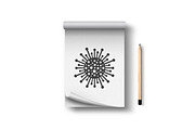 Vector virus icons elements, an Outline Icon by ExpressShop (Thumbnail 3 of 5)