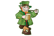 Leprechaun, an Illustration by Bakhtiozin art graphic (Thumbnail 1 of 2)