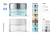 Cosmetic jar mockups bundle, a Packaging Mockup by Smarty Mockups (Thumbnail 9 of 28)