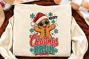 Merry Christmas Gingerbread PNG, a Seasonal Illustration by Canvas Craft (Thumbnail 4 of 6)