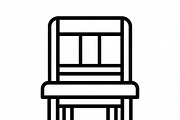 42 Vector Home Office Icon Set, an Outline Icon by adenpinkstore (Thumbnail 7 of 12)