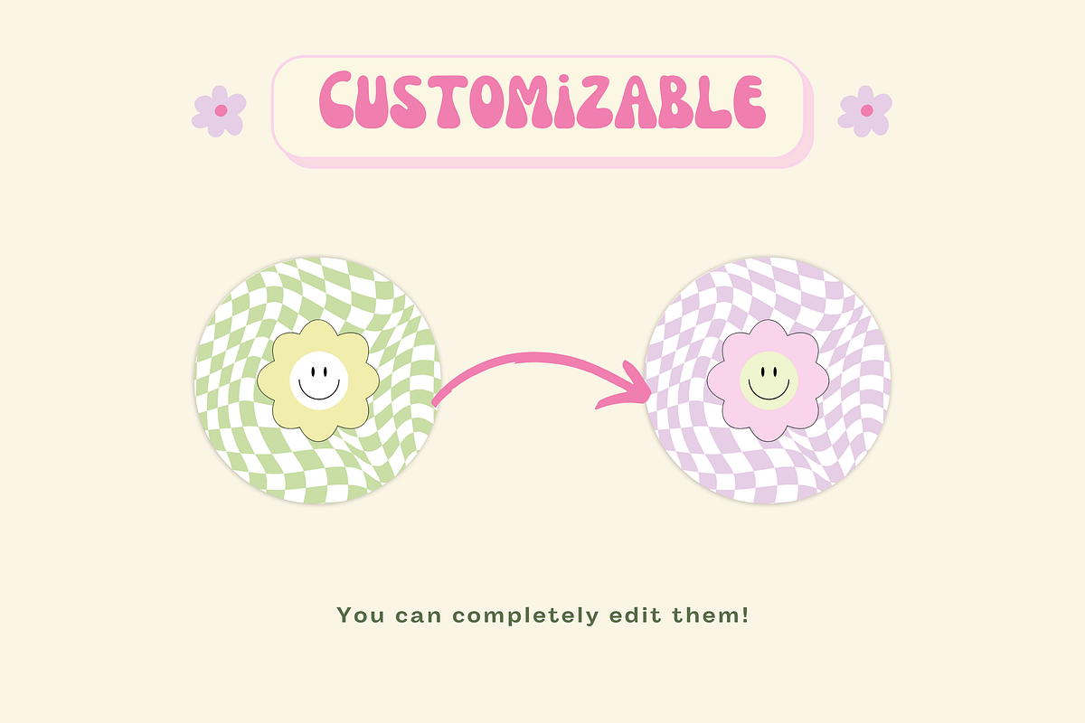 Instagram Highlights - Pastel Retro, a Social Media Template by Creative Pixi (Photo 3 of 4)