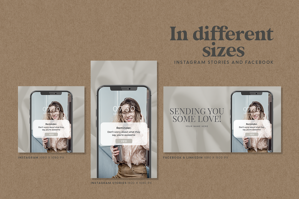 Insta & Facebook animated templates, a Social Media Template by Esther van Helmont (Photo 2 of 5)