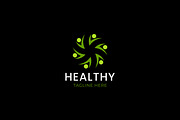 Healthy People Body Fit Logo Concept, a Branding & Logo Template by Signatoro (Thumbnail 2 of 3)