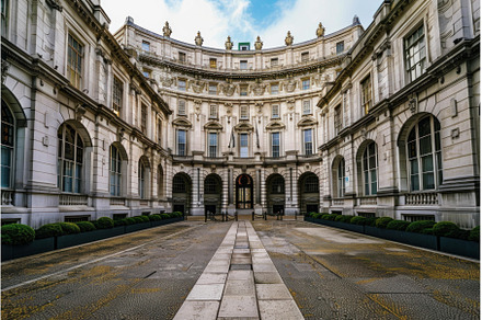 Impressive neoclassical building, an Architecture Photo by Ylivdesign