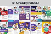 School Flyers Templates, a Flyer Template by Pixelpick (Thumbnail 1 of 11)