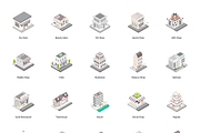 Isometric City Building Illustration, a Finance Illustration by Brickclay (Thumbnail 7 of 9)