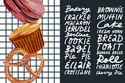 Bakery Products/Dessert Set, a Food Illustration by Anny (Thumbnail 2 of 10)
