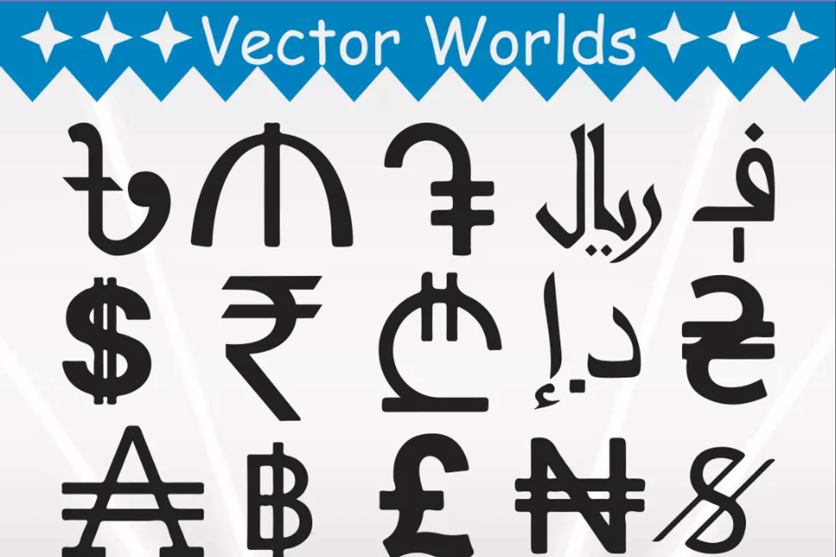 Currency Symbols Svg, Currency Svg, an Object Graphic by VectorWorlds (Photo 2 of 3)