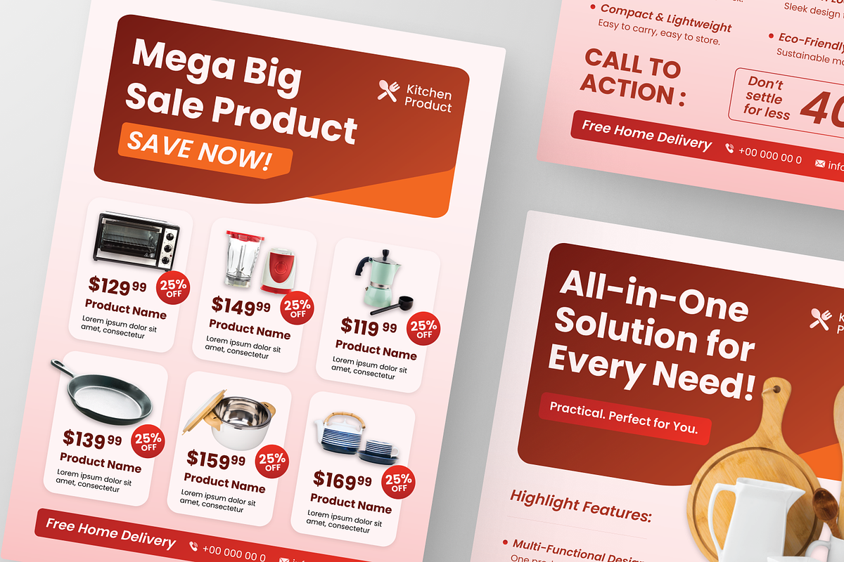Multiporpuse Product Sales Flyer, a Flyer Template by Annora Studio (Photo 5 of 6)