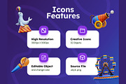 Carnival 3D Icons, an Object 3D Model by Rakata Studio (Thumbnail 2 of 7)