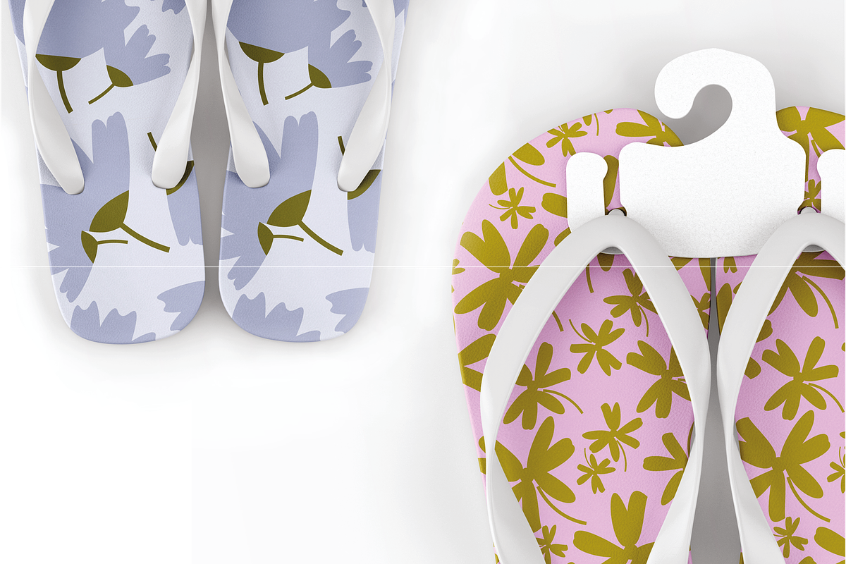 Naive Flower Pattern Bundle, a Pattern Graphic by Bonfloret Studio (Photo 2 of 16)